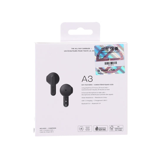 SUDIO A3 True Wireless Earphone - Black