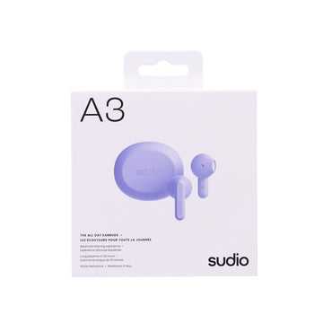 SUDIO A3 True Wireless Earphone - Purple