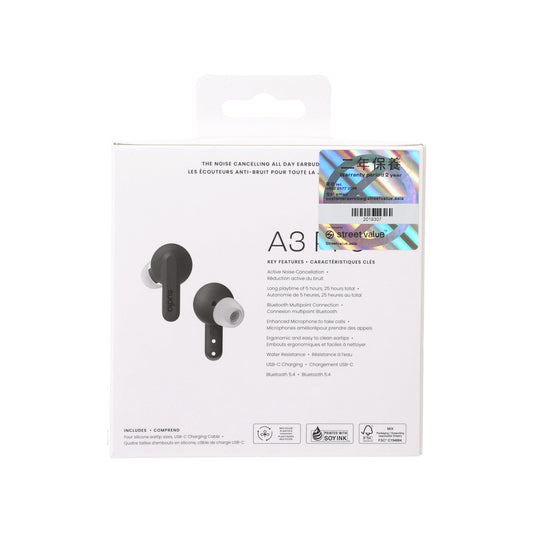 SUDIO A3 Pro True Wireless Earphone - Black