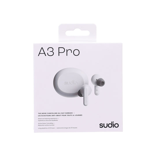SUDIO A3 Pro True Wireless Earphone - White
