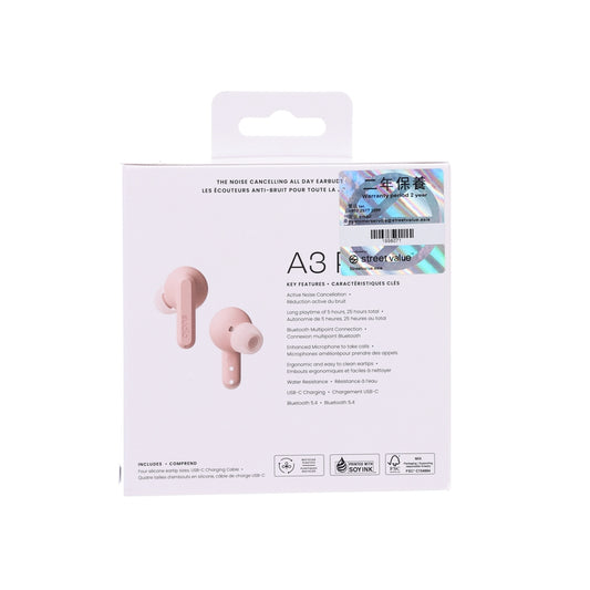 SUDIO A3 Pro True Wireless Earphone - Pink