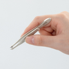 GREEN BELL Stainless Steel Eyebrow Pliers, Slide Tip, Double-Sided Clamp