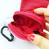 SUN-STAR F25 Little My Mitomi Fluffy Mini Pouch with Carabiner - Red  (40g)