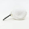 SUN-STAR F25 Snoopy Mitomi Fluffy Mini Pouch with Carabiner - White  (40g)