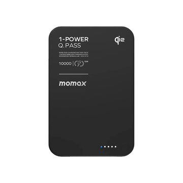 MOMAX 1-Power Q.Pass Qi2 10000mAh Magnetic Powerbank Gen 2 Black