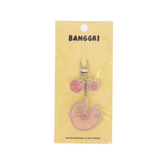 STUDIO ORIGIN 透明壓克力鑰匙圈（Gingae 款）