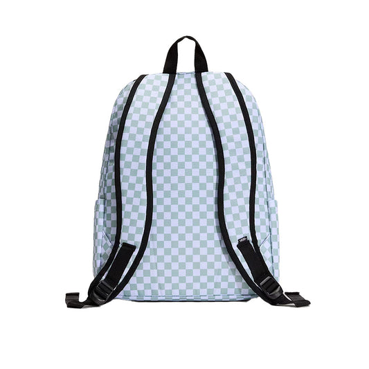 VAN'S Old Skool Check Backpack - Gray Olive