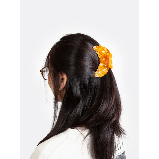 髮夾 - 牛角麵包