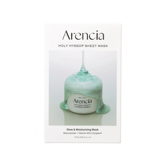 ARENCIA Holy Hyssop Sheet Mask  (5pcs)