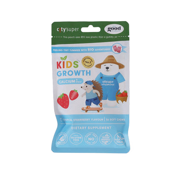 CITY'SUPER X THE GOOD VITAMIN CO. Kids Growth Calcium + Vita-D Gummy Supplement  (36pcs)