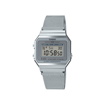 CASIO General - Digital Watch - A700WM-7A - Mesh - Silver