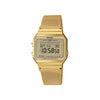 CASIO General - Digital Watch - A700WMG-9A - Mesh - Gold