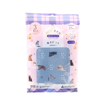 HONYARADOH Disposable Warmer - Cat  (3pcs)
