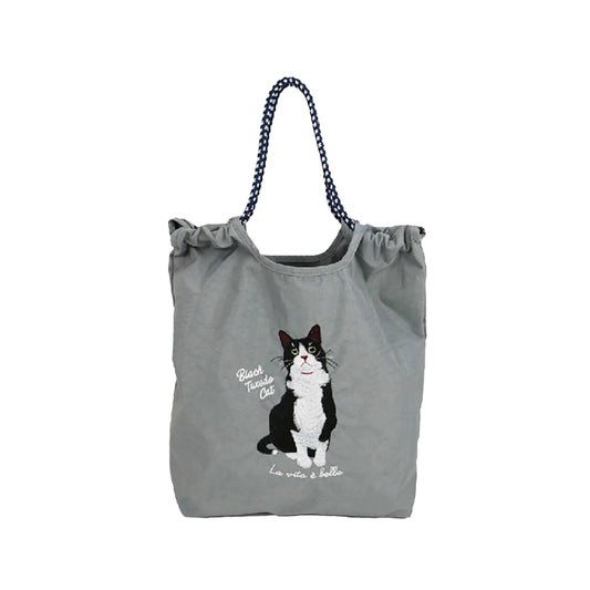 SENBADO F25 SEM 刺繡 托特包 - 貓 (623-7737)  (170g)