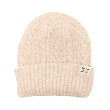 SENBADO F25 SEN 兩用針織帽 - 米色 (432-2266)  (115g)
