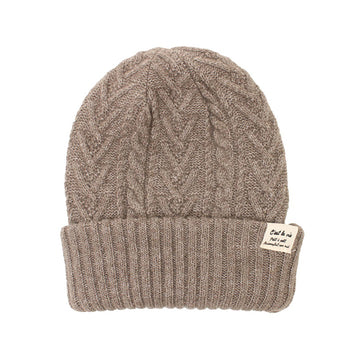 SENBADO F25 SEN 兩用針織帽 - 深啡色 (432-2264)  (115g)