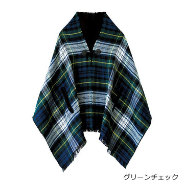 COGIT F25 2Way Reversible Capelet - Green Checker