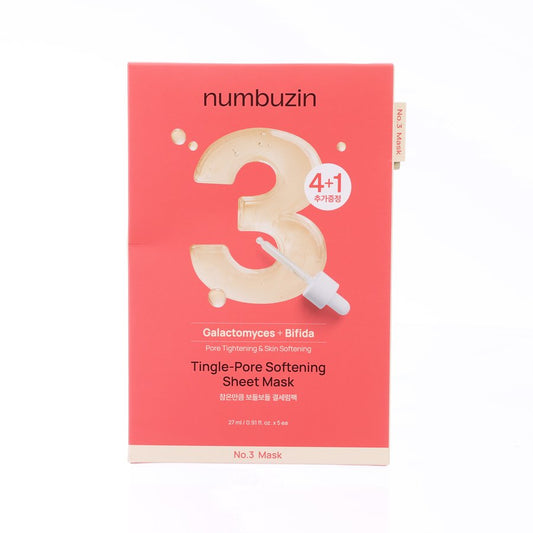 NUMBUZIN No.3 水光收毛孔面膜  (5pcs)