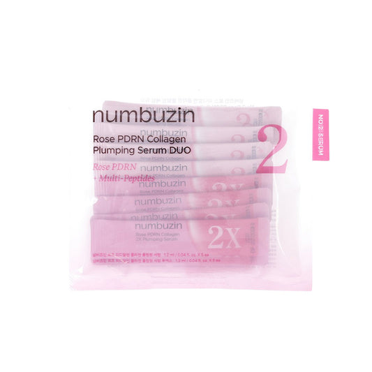 NUMBUZIN No.2 Rose PDRN Collagen Plumping Serum Duo 10ea  (10pcs)