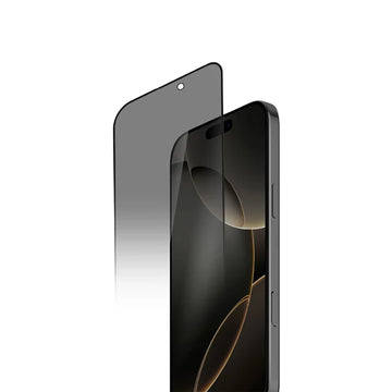 MOMAX iPhone 17 Pro Max GlassPro + Anti-spy HD Tempered Glass Black