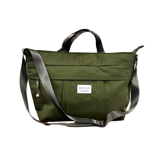 ARCHETYPE Patrick 2Way Shoulder Bag- Khaki Green