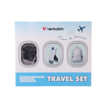 VERBATIM Giftset 25 - Adaptor & Scale & Bag - Black