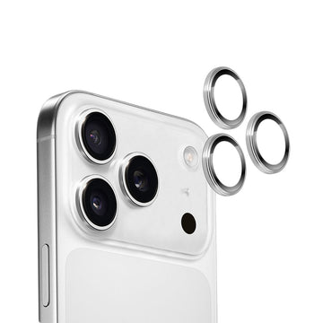 TORRII iPhone 17 Pro/17 Pro Max Bodyglass Aluminium Ring Camera Lens - Silver