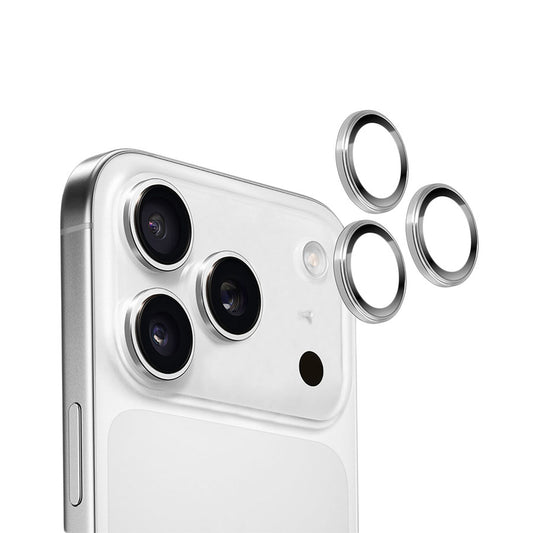 TORRII iPhone 17 Pro/17 Pro Max Bodyglass Aluminium Ring Camera Lens - Silver