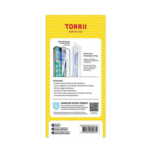 TORRII iPhone 17 Pro Max Bodyglass Full Coverage Protector