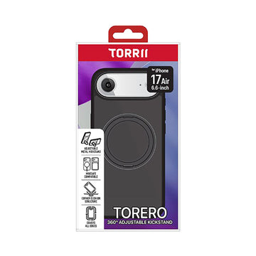 TORRII iPhone 17 Air Torero Magnetic Stand - Black