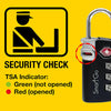 SMART GO TWIST Lock - TSA Color Indicator & Easy Reset
