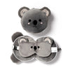 RELAXEAZZZ Travel Pillow & Eye Mask - Koala