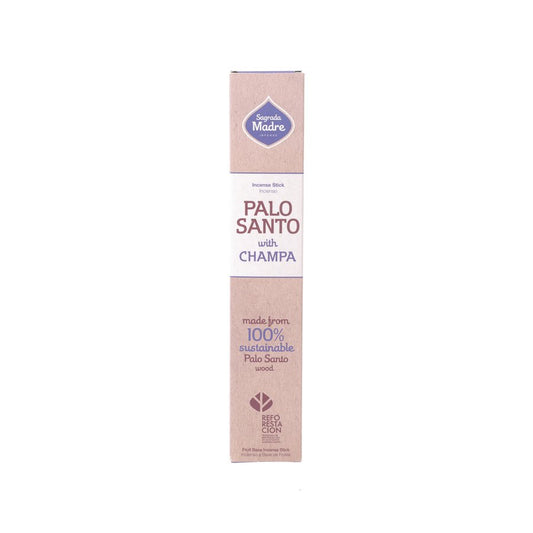 SAGRADA MADRE Incense Palo Santo - Champa  (8pcs)
