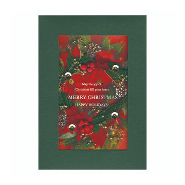 APJ XC Xmas Card - Wreath Green