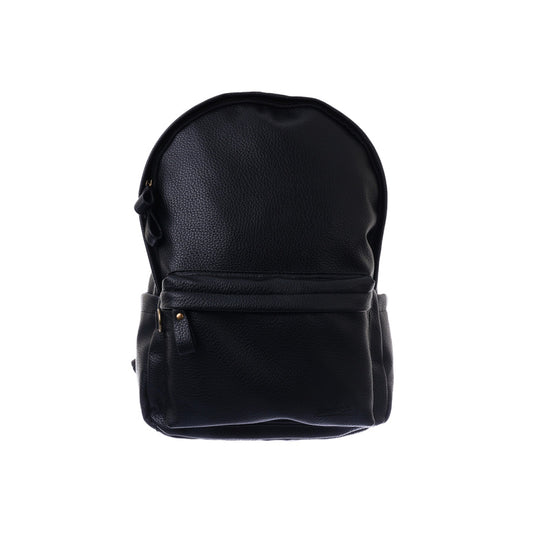 ARCHETYPE Manson Pu Leather Backpack_ Black