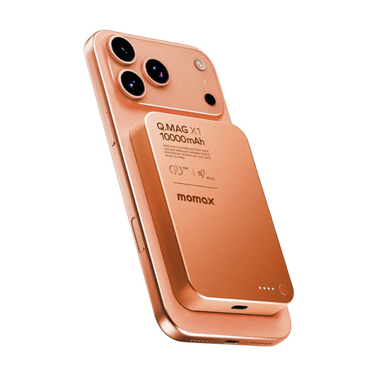 MOMAX Q.Mag X1 10000mAh Wireless Powerbank Orange