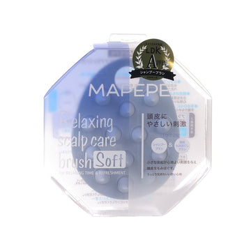 MAPEPE Relaxing Scalp Care Brush Soft - Sky Blue