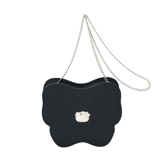 SANRIO FAMILY 斜揹袋(黑蝴蝶造型系列)_吉蒂貓