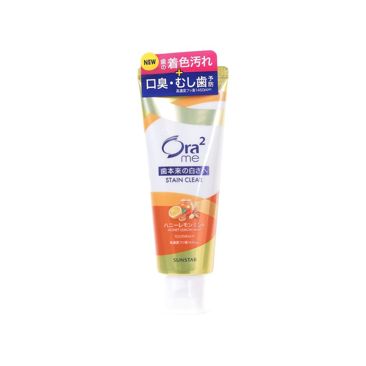 ORA2 Stain Clear Toothpaste - Honey Lemon Mint (130g) – LOG-ON