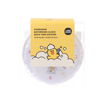 BODYLUV Puresome Bathroom Clock - Bath Time Edition (Batteries Not Included)