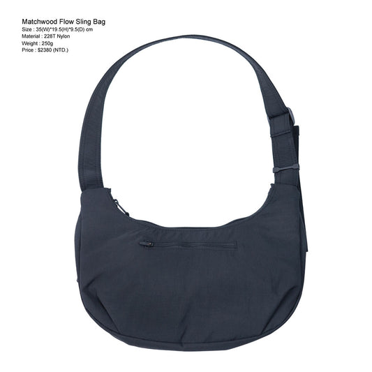 MATCHWOOD MATCHWOOD FLOW 輕量日常斜背包 - 黑色
