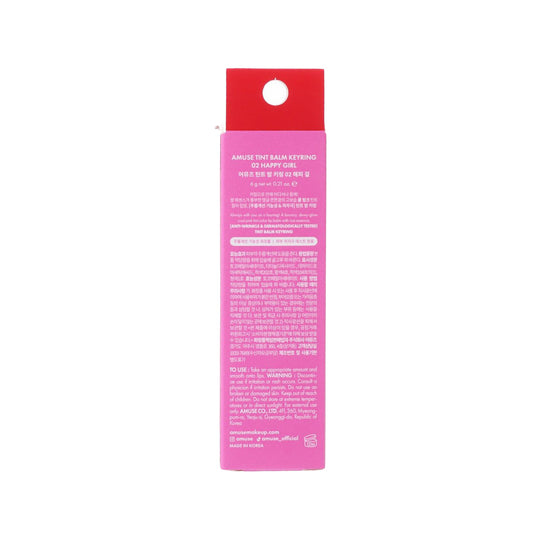 AMUSE Tint Balm Keyring - 02 Happy Girl  (6g)