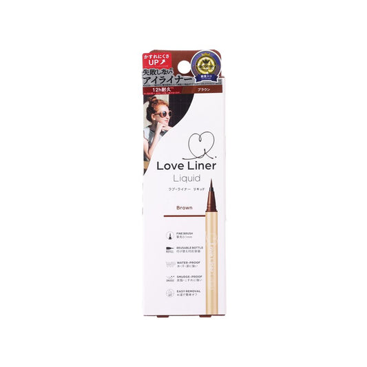 LOVE LINER 纖密流暢防水眼線液 R5 - 啡色