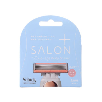 SCHICK Salon+ 去角質亮肌身體除毛刀補充刀片3入裝