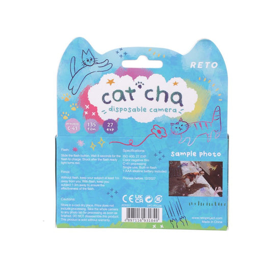 RETOCOLOR Cat'cha 400 35mm Disposable Camera 27EXP