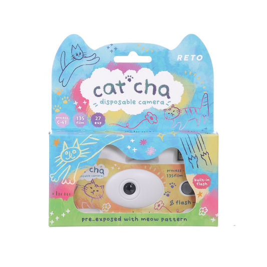RETOCOLOR Cat'cha 400 35mm Disposable Camera 27EXP