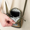 FJALLRAVEN Vardag Pocket S 單肩包 - 黑色/綠色
