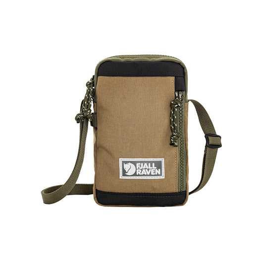 FJALLRAVEN Vardag Pocket S 單肩包 - 黑色/綠色