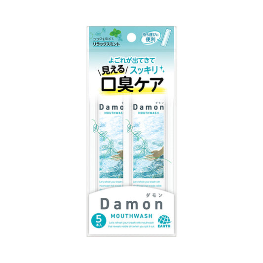 EARTH Damon Mouthwash - Relax Mint  (5 x 12mL)