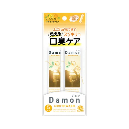 EARTH Damon Mouthwash - Bright Lemon  (5 x 12mL)